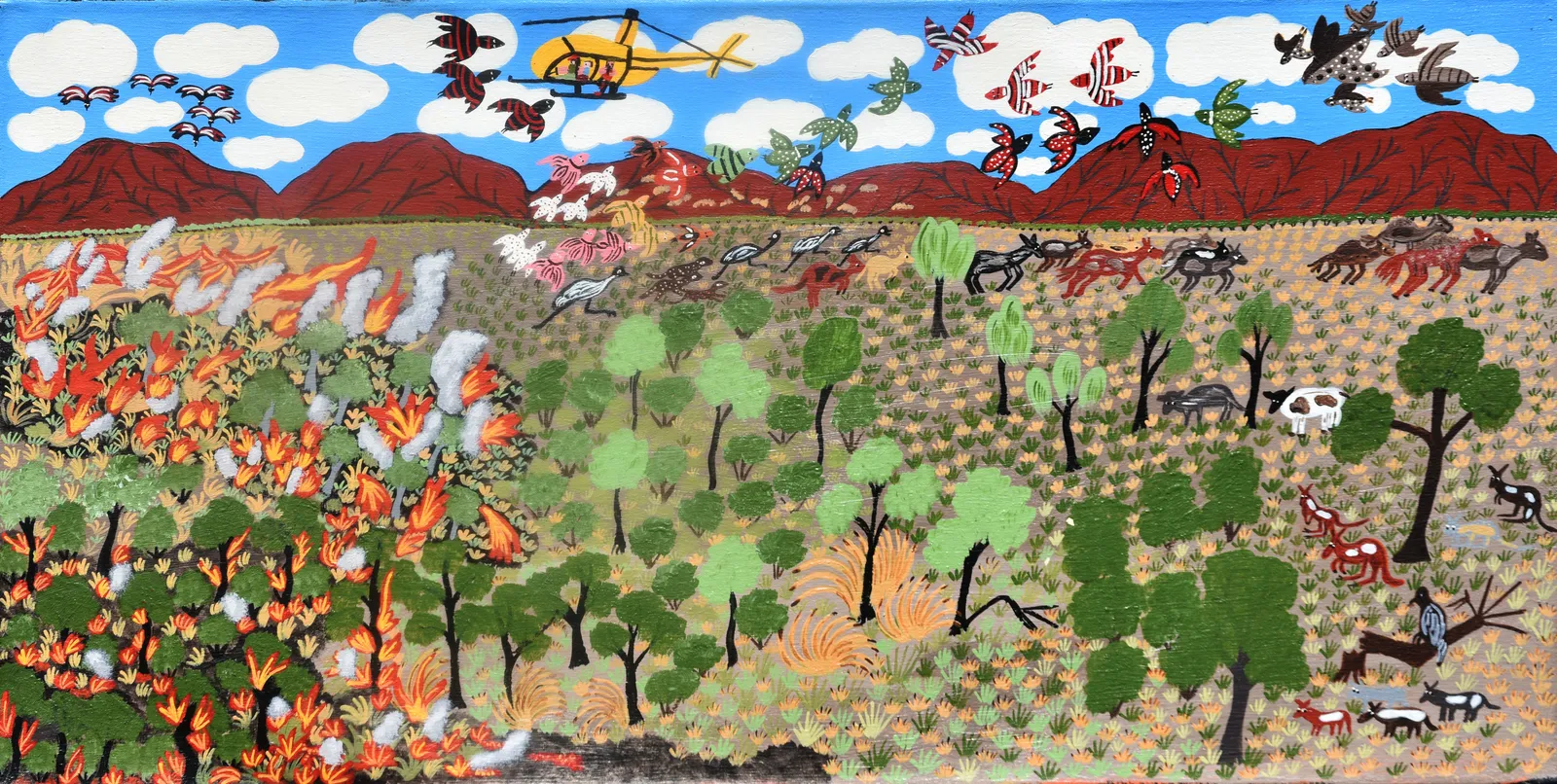 Marjorie Williams, Illararri Country, Tempe Downs, 2023