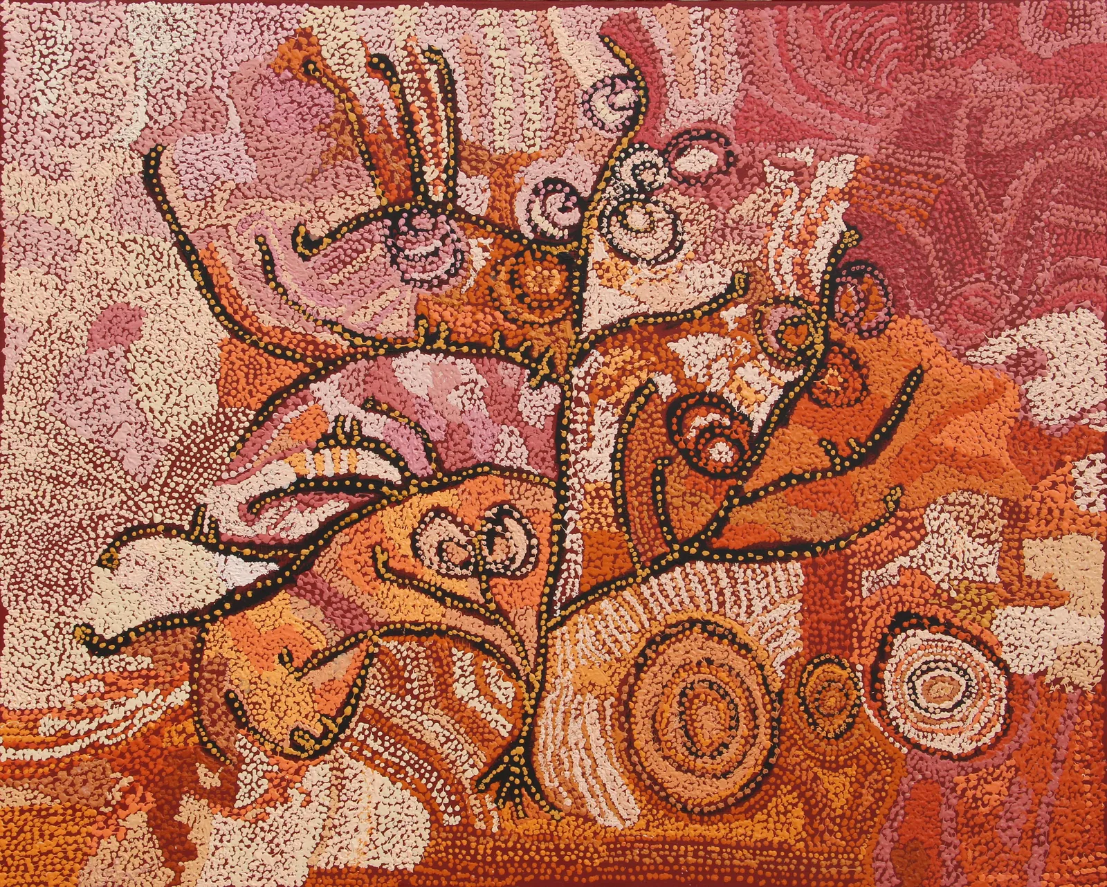 Nellie Coulthard, Tjuntala Ngurangka (Country with Acacia), 2022