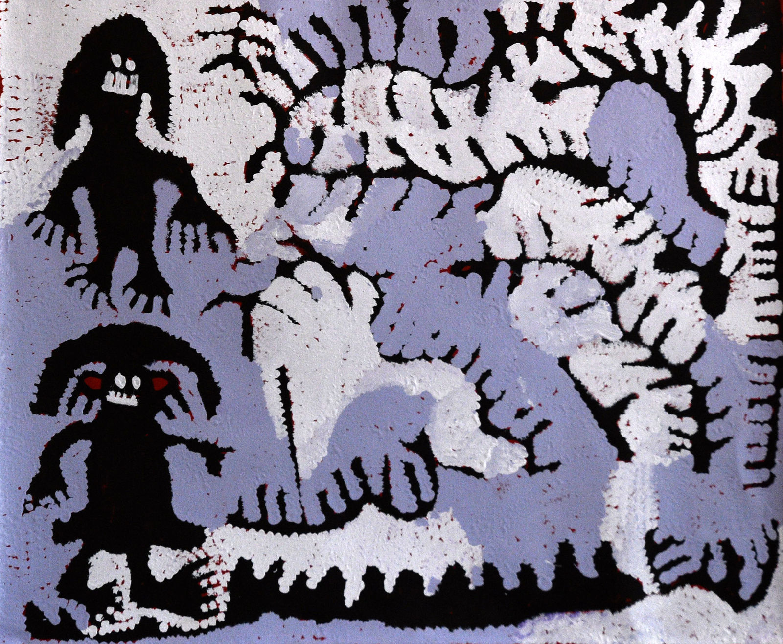 Doris Darinji Bush Nangarrayi, Kungka Kutjarra (Two Women), 2022