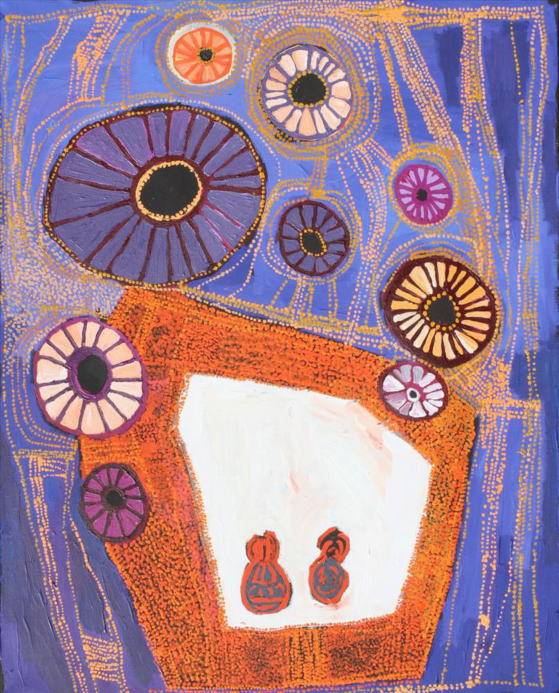 Mick Wikilyiri, tjala tjukurpa - Honey ant story