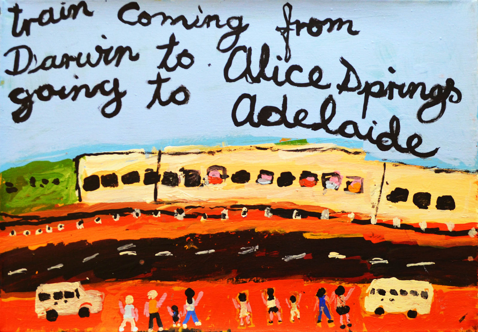 Sally M Mulda, Train Coming from Darwin