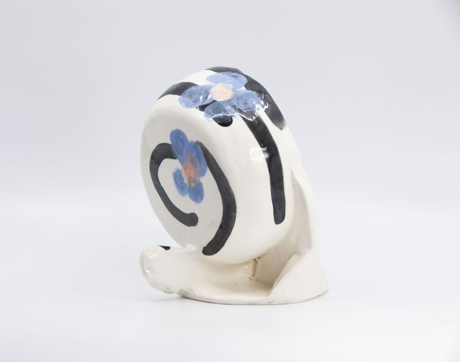 Anna John, Spiral Satellite Dish (with flowers), 2020