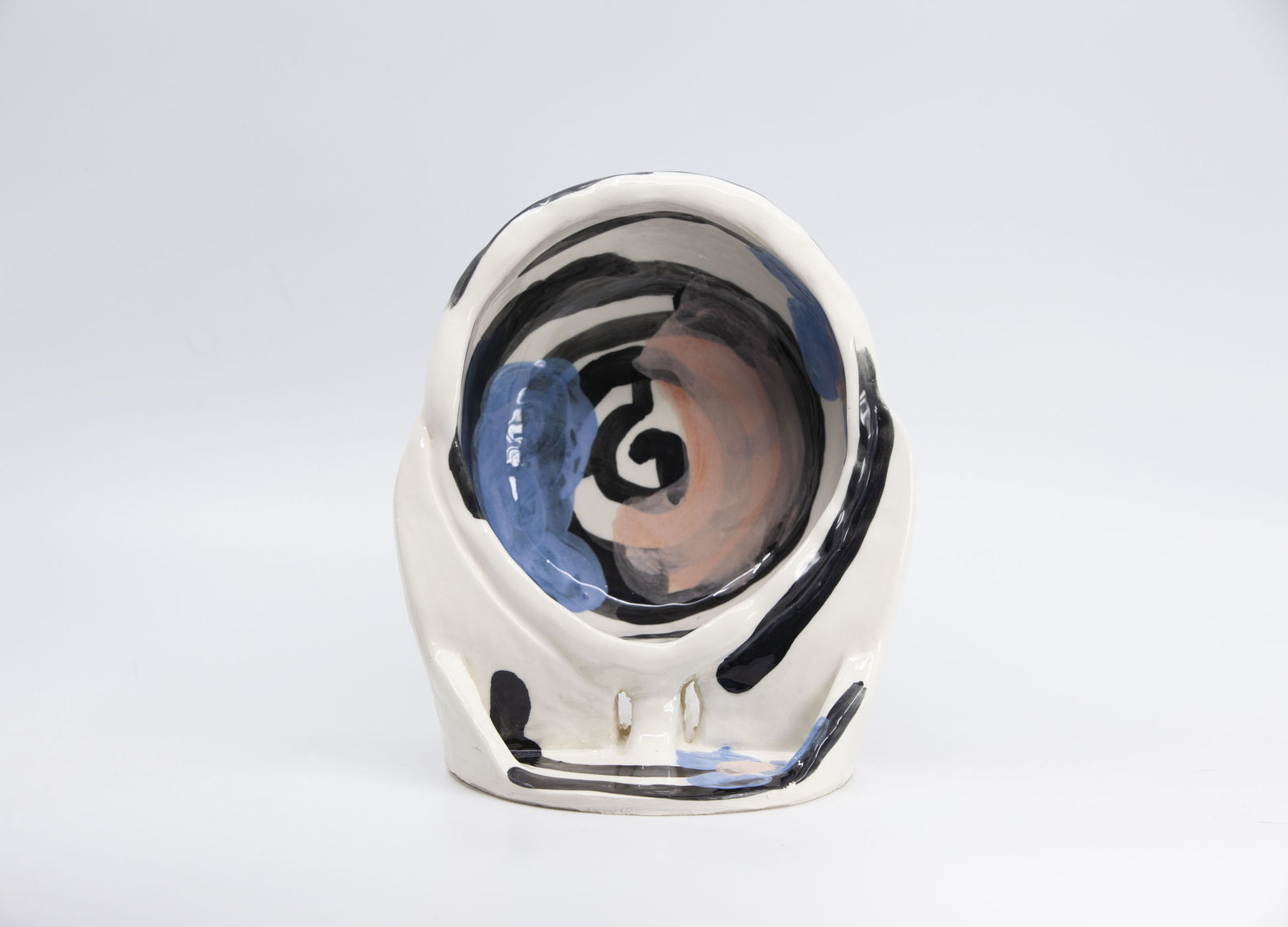 Anna John, Spiral Satellite Dish (with flowers), 2020