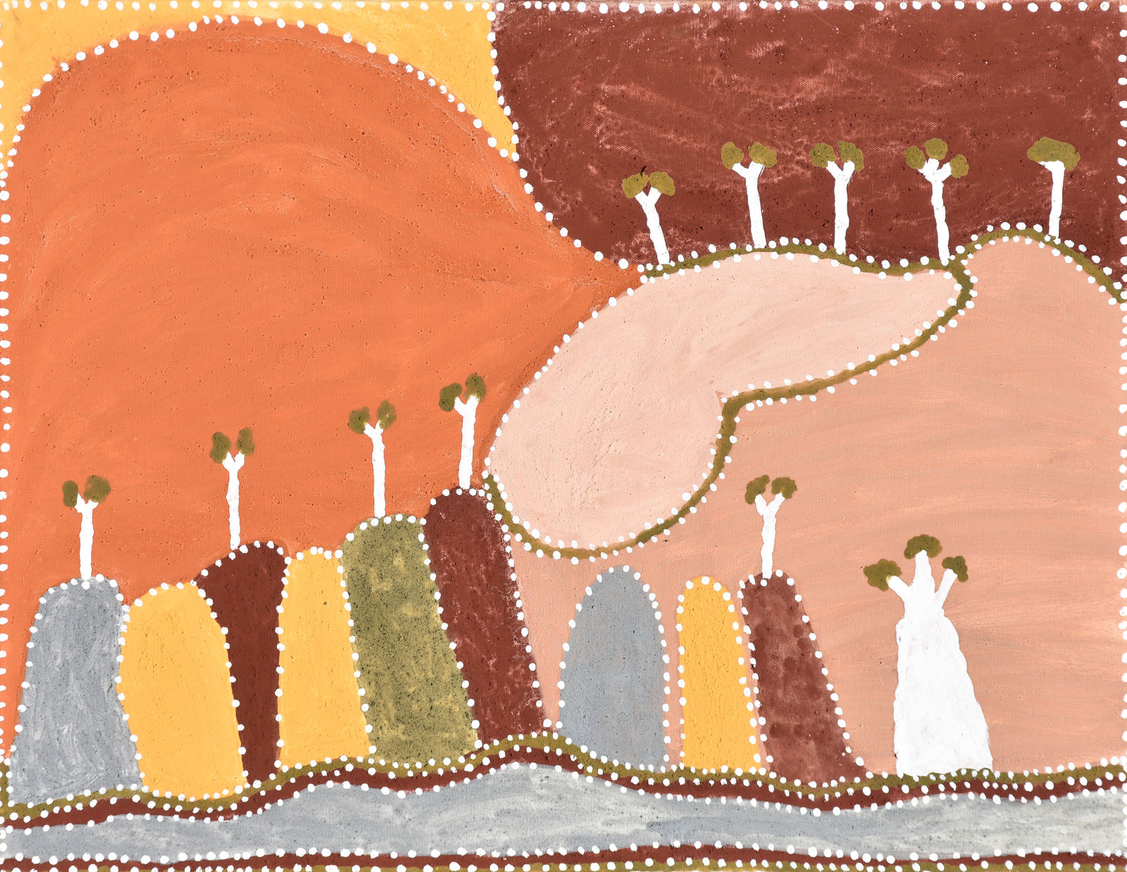 Patrick Mung Mung, Ngarrgooroon Country, 2015