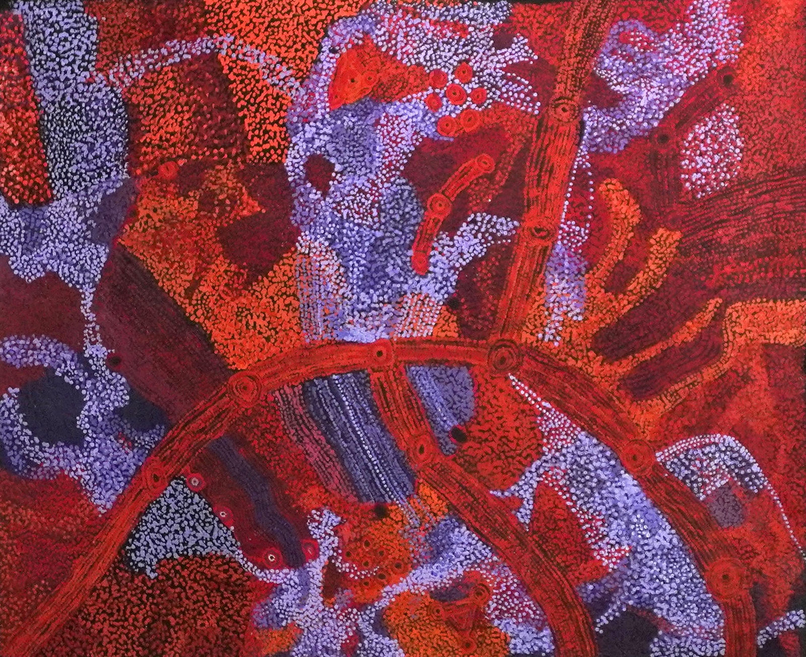 Sylvia Kanytjupai Ken, Seven Sisters, 2017