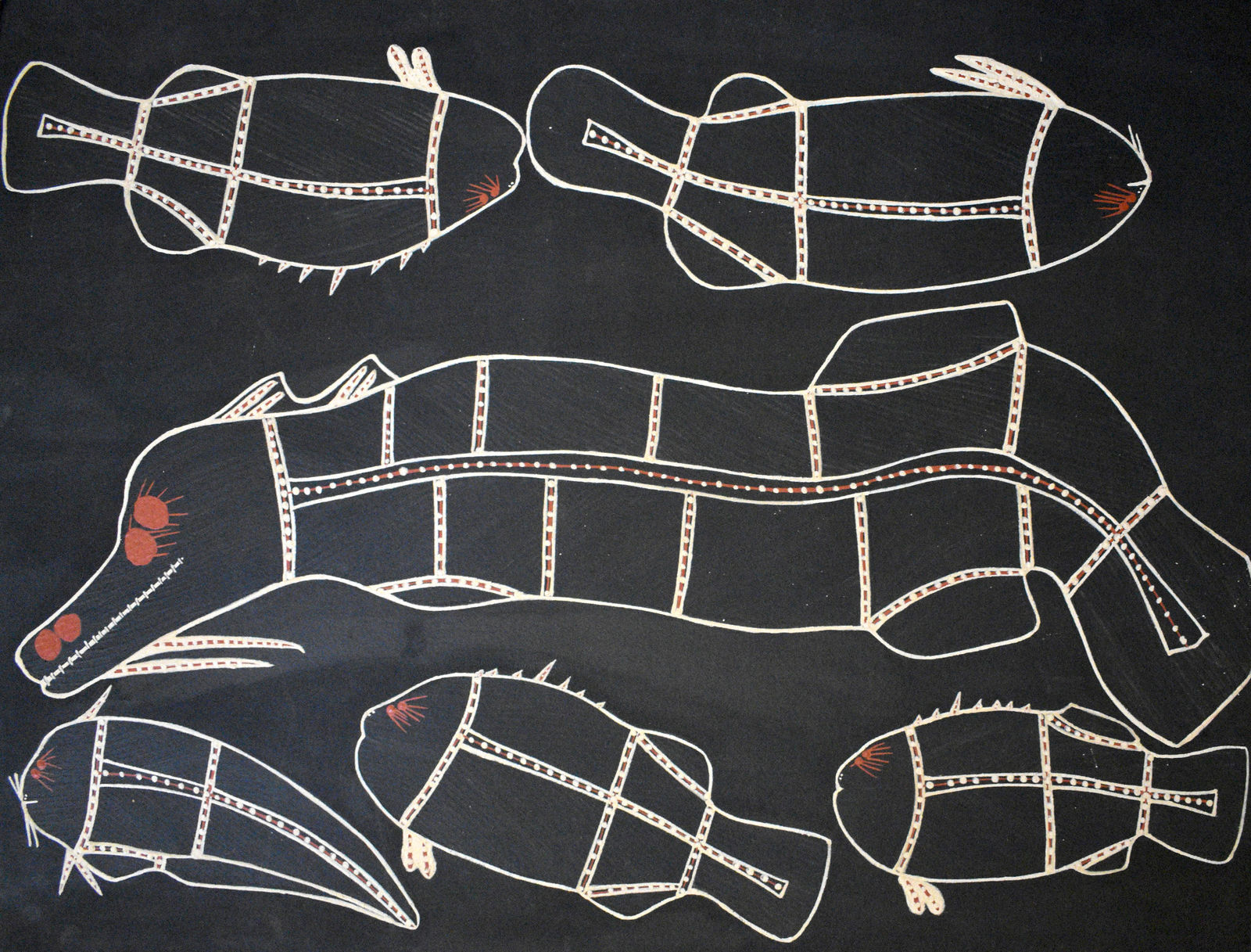 Joe Guymala, Ngalyod (Rainbow Serpent), 2018