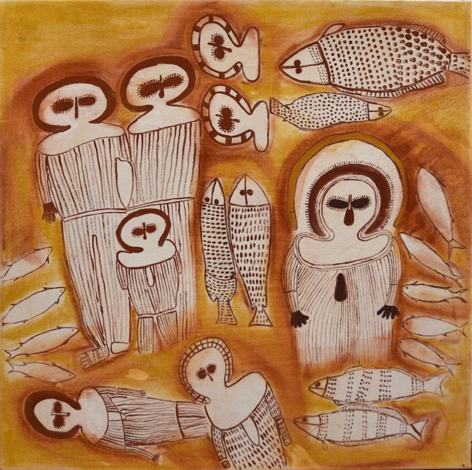 Clarrie Djanghara, Saltwater Wandjina, 2021