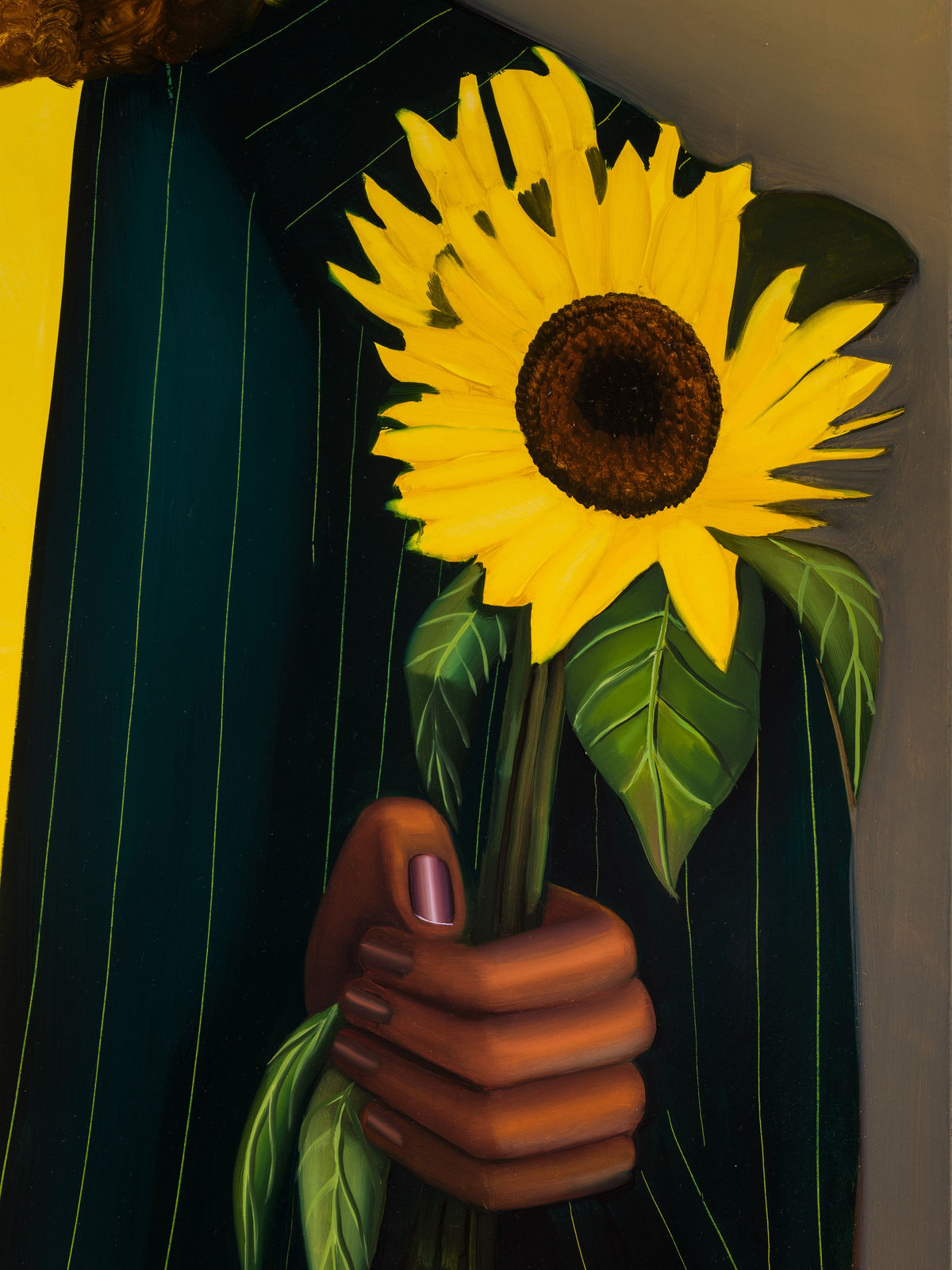 Coady Brown, Walking Home with Flowers, 2023