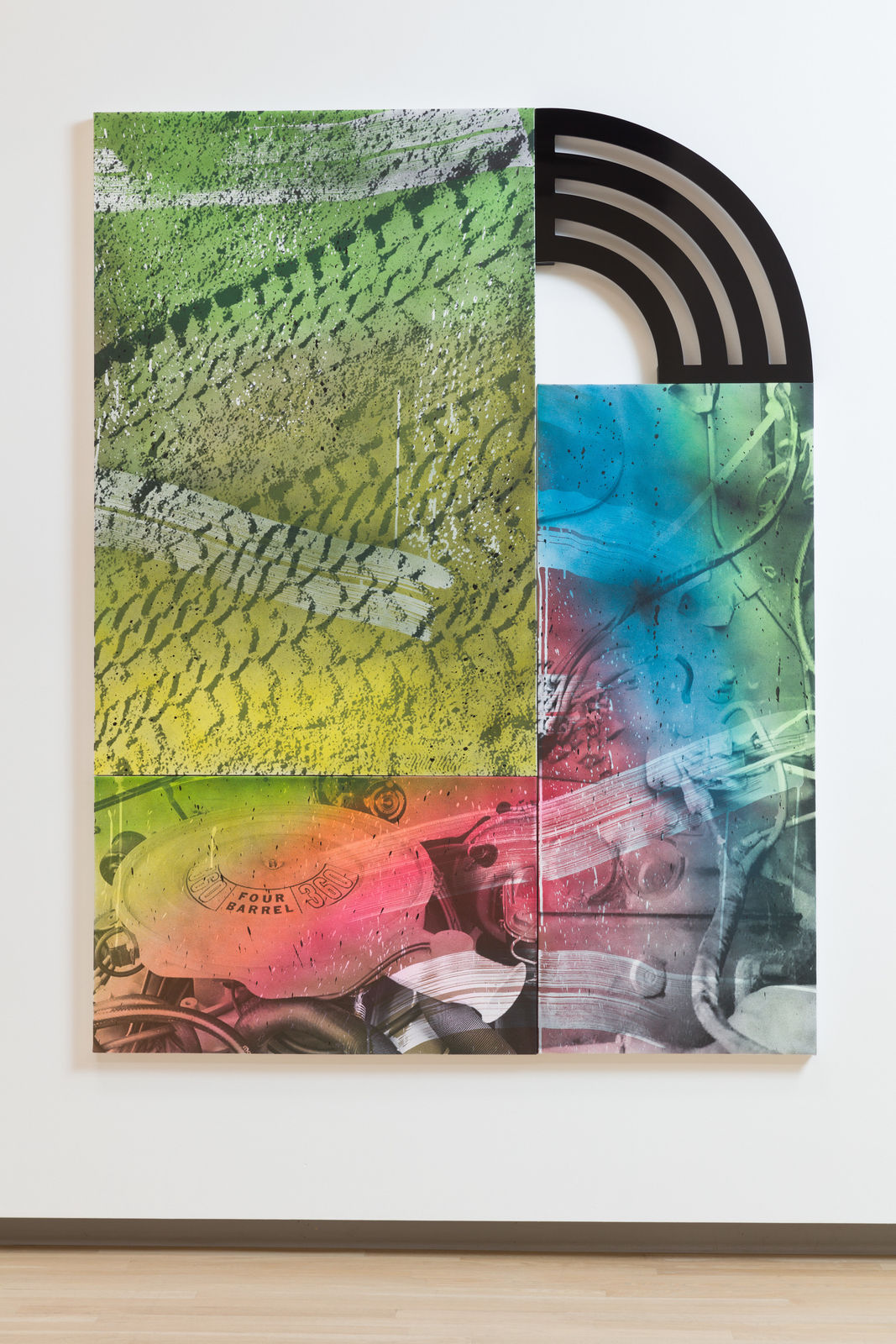 Wendy White, Racetrack Playa, 2019