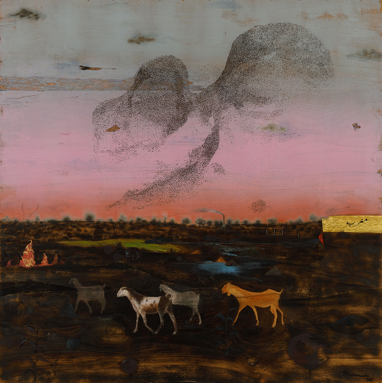 Hasan Ali Kadiwala, Shafaq-e-Sunehri (Golden Evening), 2025