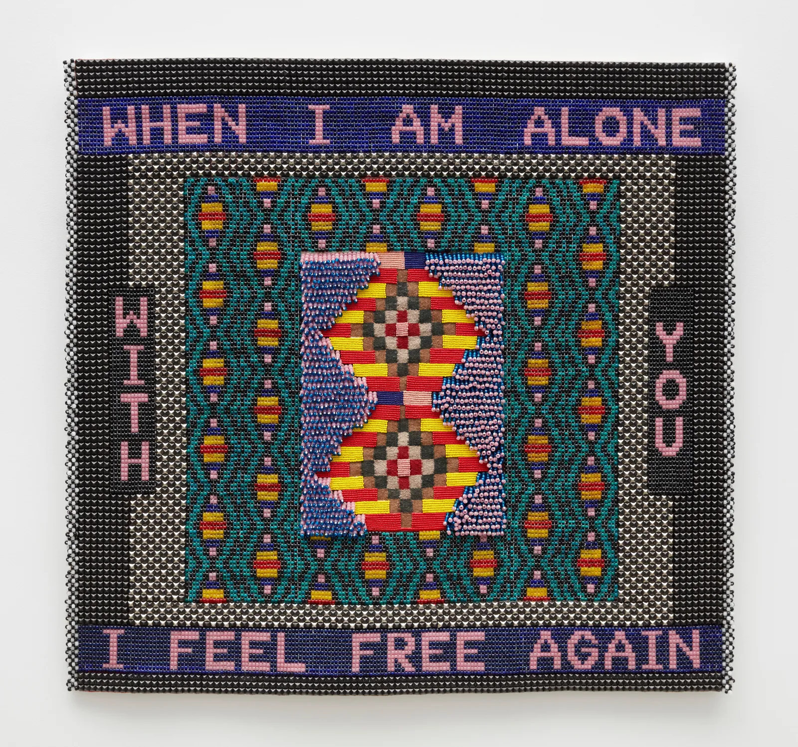 Jeffrey Gibson, WHEN I AM ALONE WITH YOU I FEEL FREE AGAIN, 2020