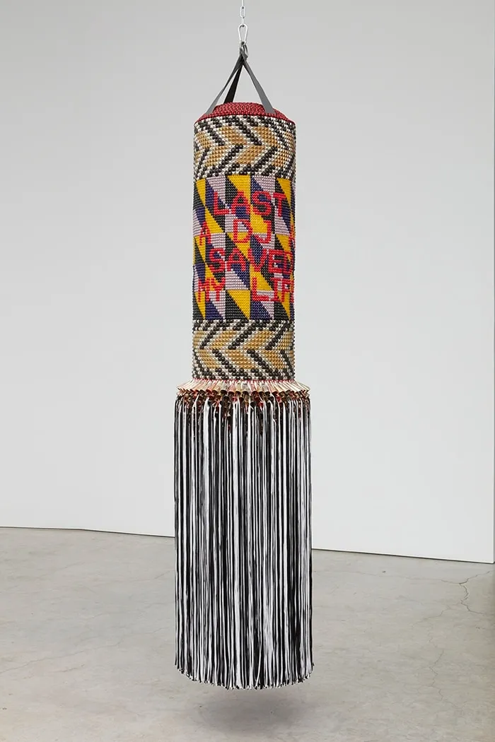 Jeffrey Gibson, LAST NIGHT A DJ SAVED MY LIFE, 2018