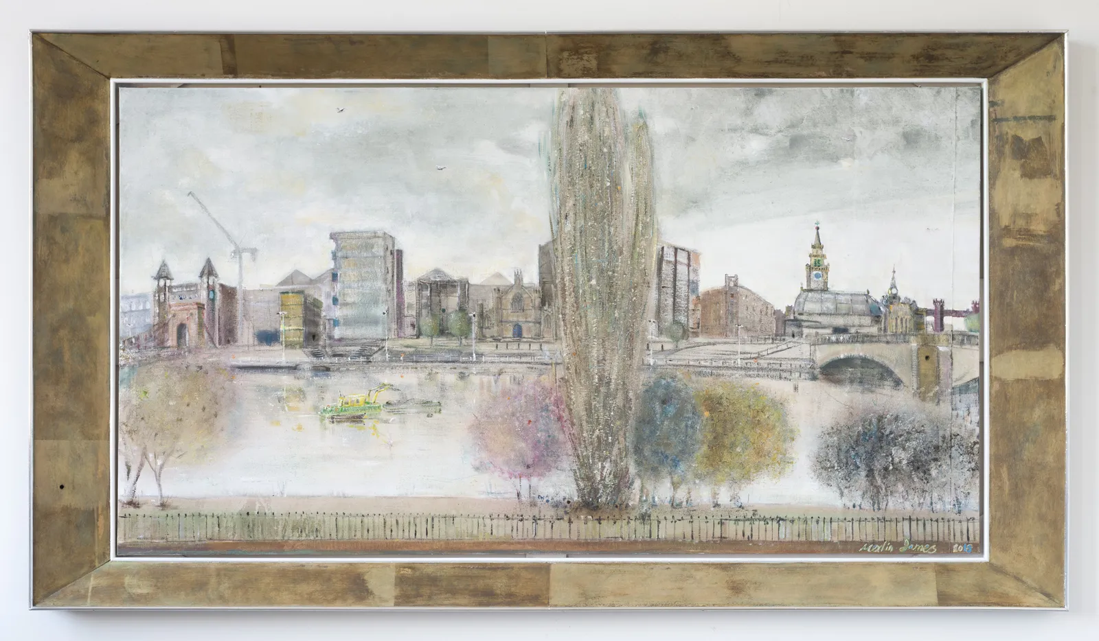 Merlin James, Dredge, 2018