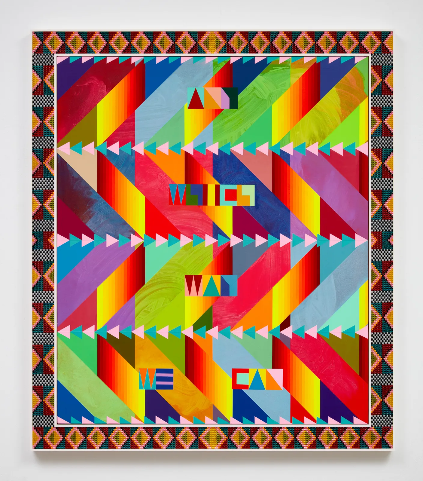 Jeffrey Gibson, ANY WHICH WAY WE CAN, 2023