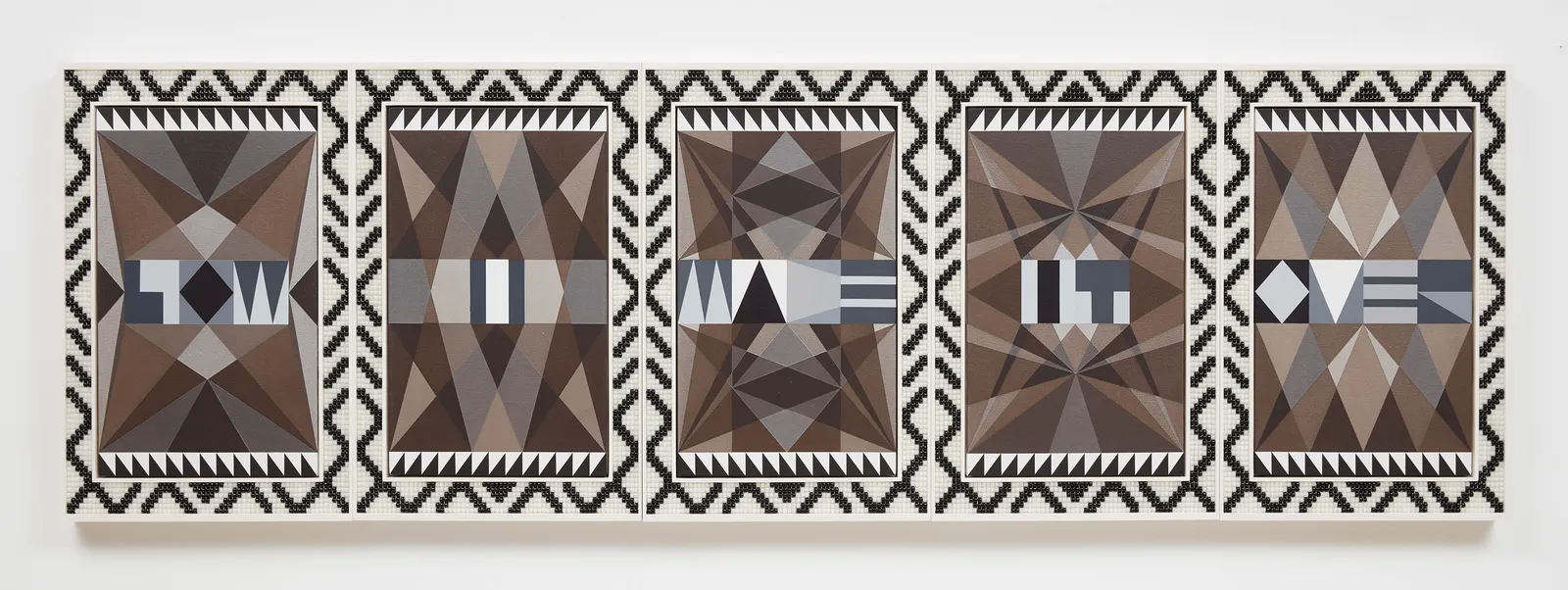 Jeffrey Gibson, HOW I MADE IT OVER, 2021