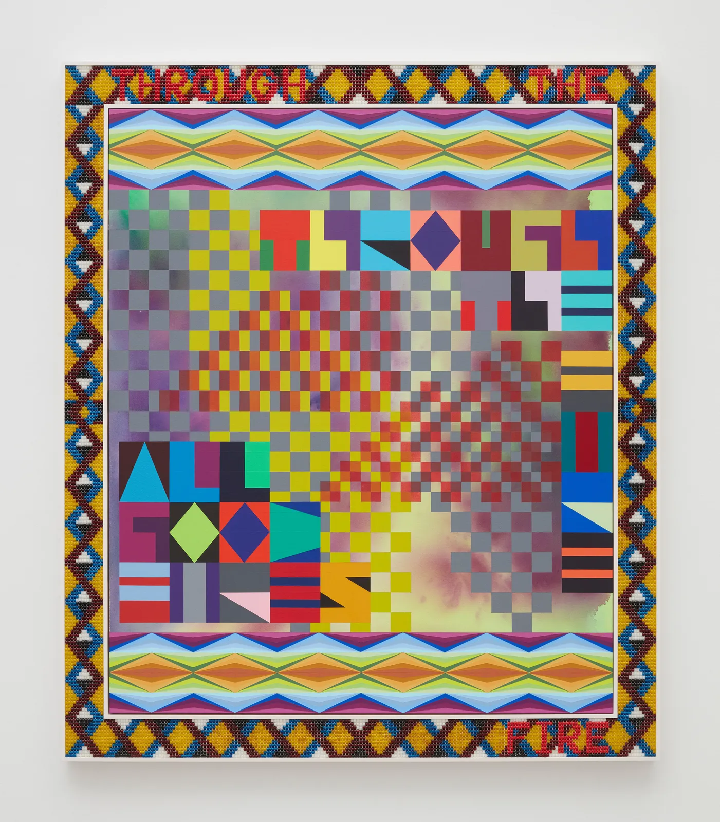 Jeffrey Gibson, THROUGH THE FIRE ALL GOOD FIRES, 2020