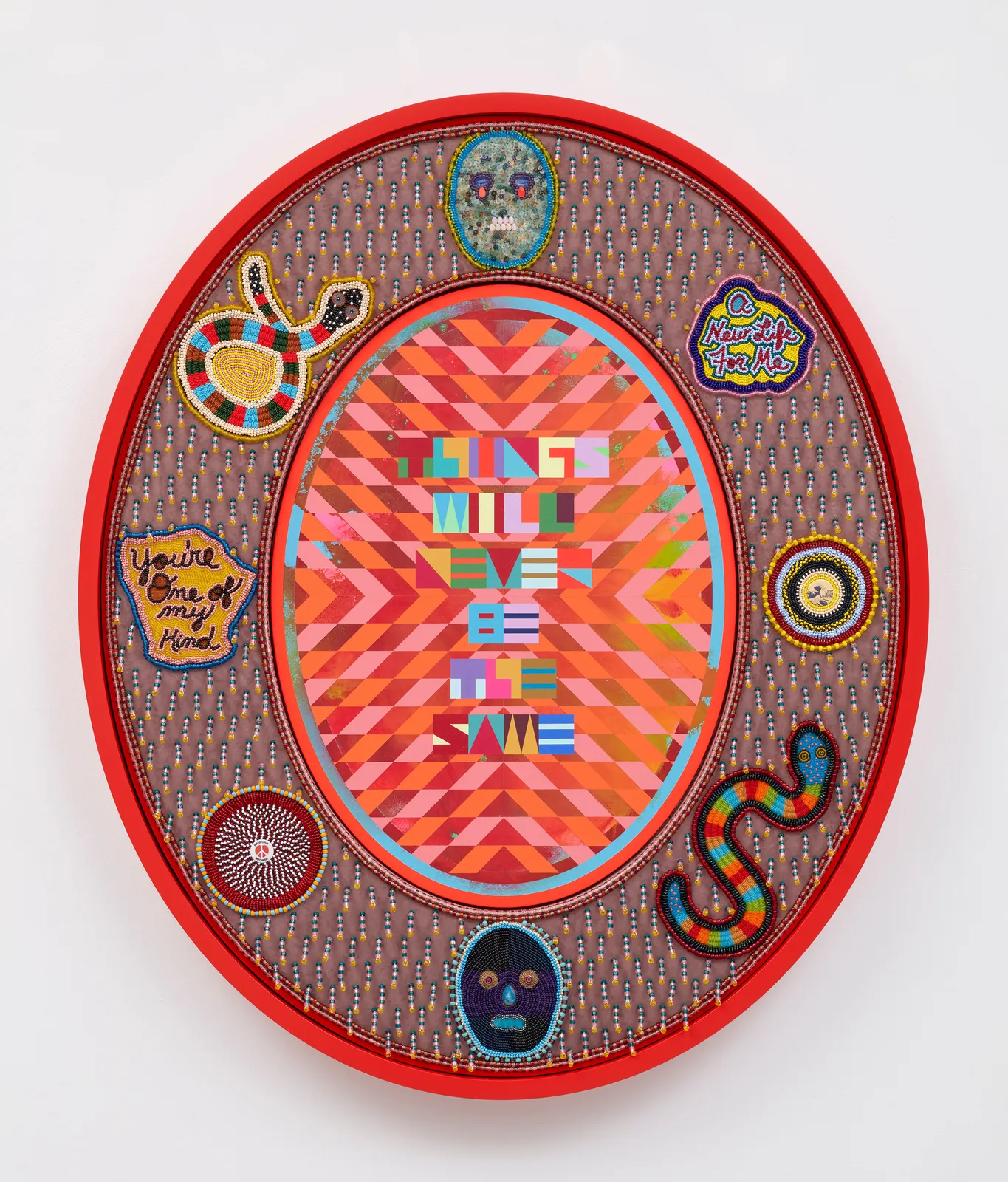 Jeffrey Gibson, THINGS WILL NEVER BE THE SAME, 2023