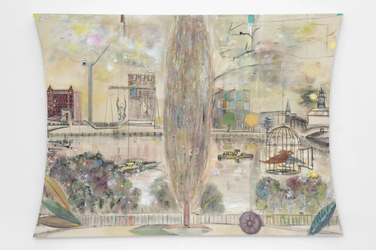 Merlin James, The Window, 2020