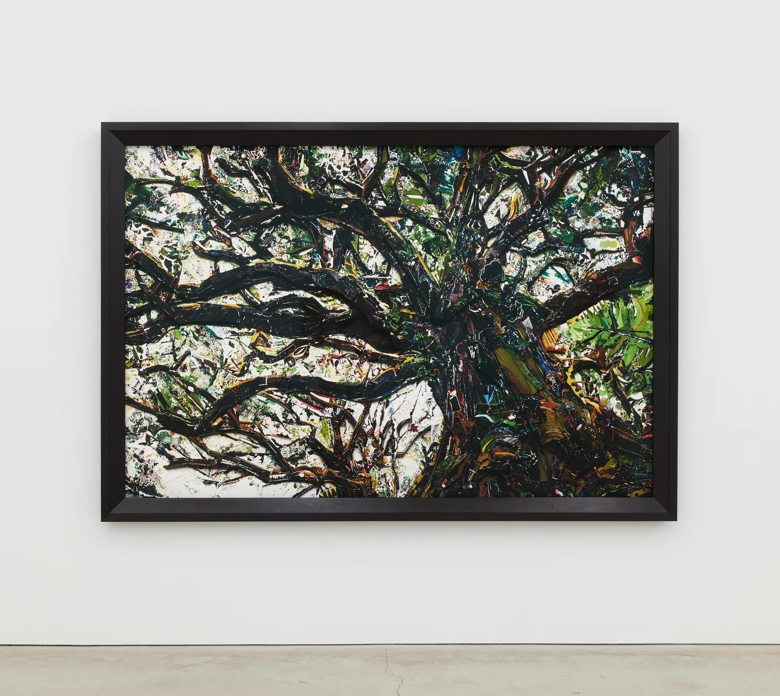 Vik Muniz, Tree, Scraps, 2024