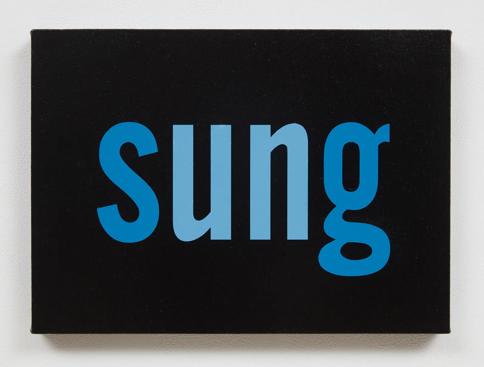 Kay Rosen, Unsung, 2020