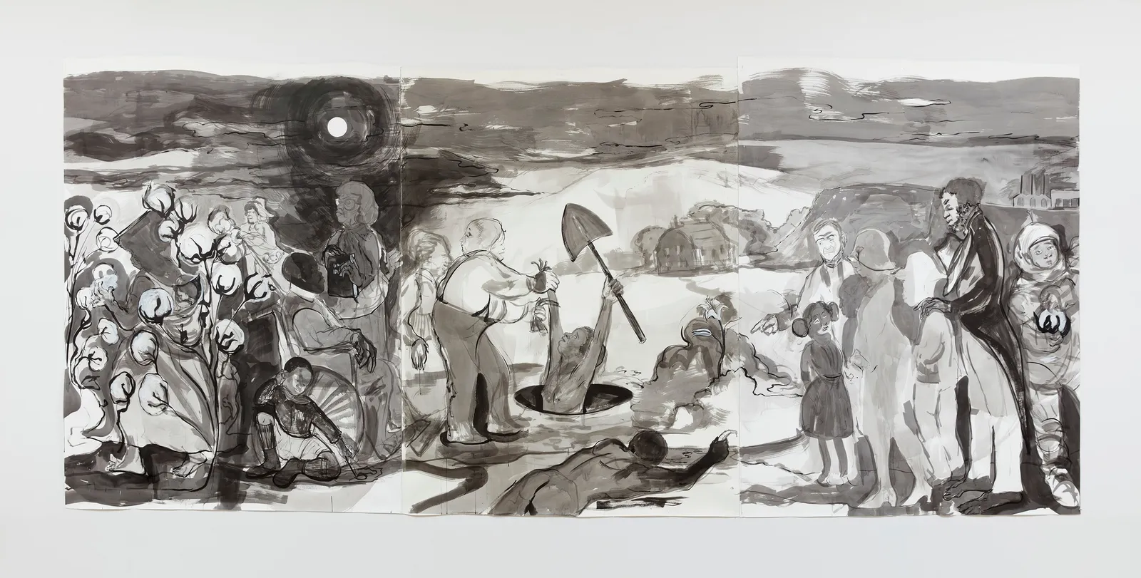 Kara Walker, A Burial at the Artist’s Country Estate, 2022