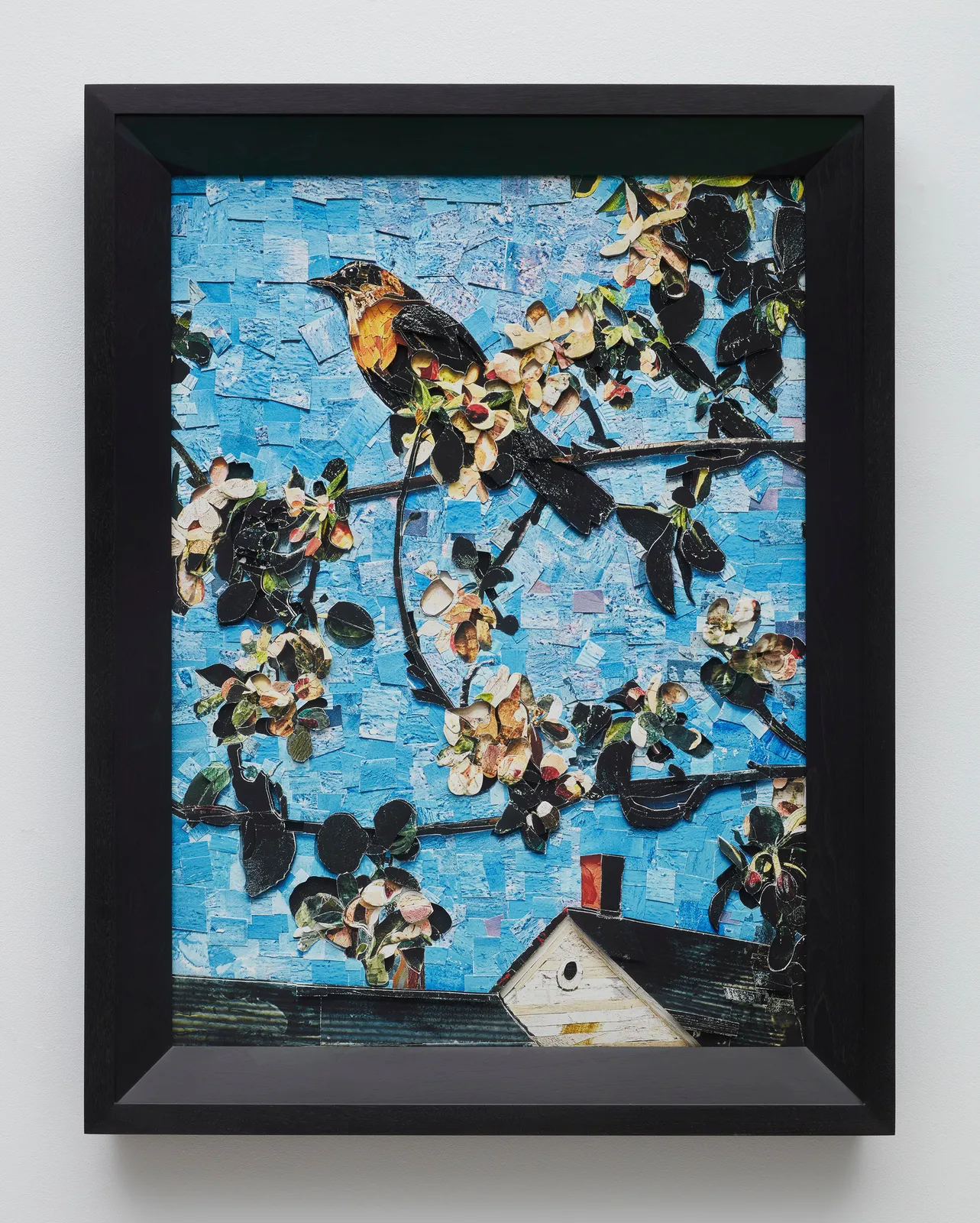 Vik Muniz, First Robin of Spring, after Paul Outerbridge, Scraps, 2021