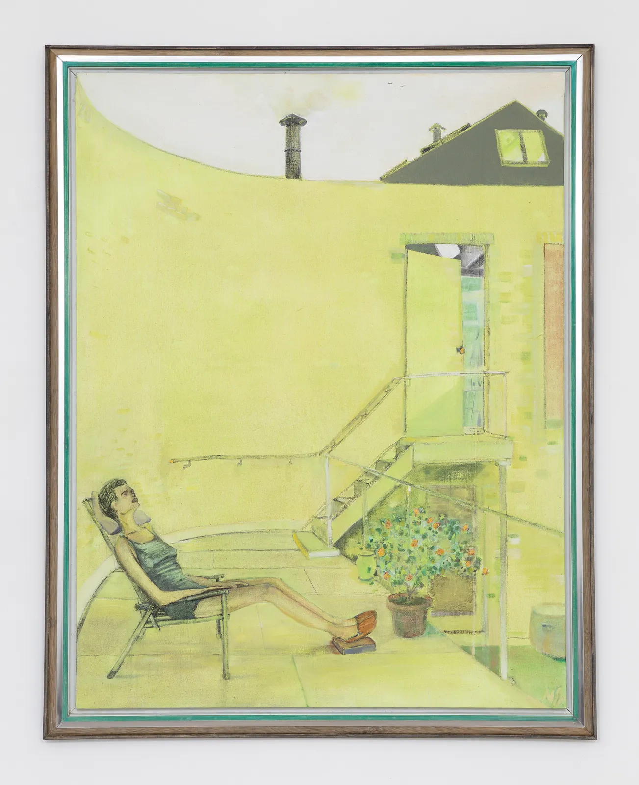 Merlin James, Rosebush, 2020