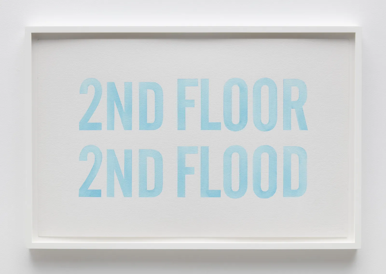 Kay Rosen, The Second Flood, 2021