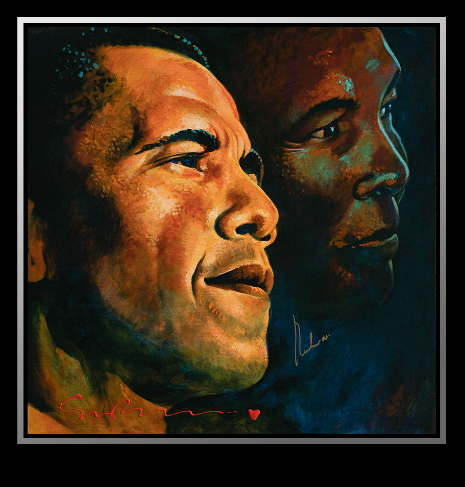 Simon Bull, Looking To The Future (Ali/ Obama), 2008