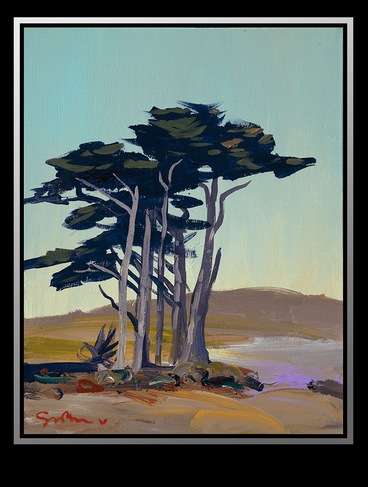 Simon Bull, Pierce Point Cypress, 2022