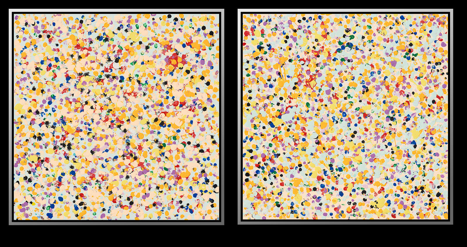 Kurz, Keep It Bright I & II (Diptych), 2025