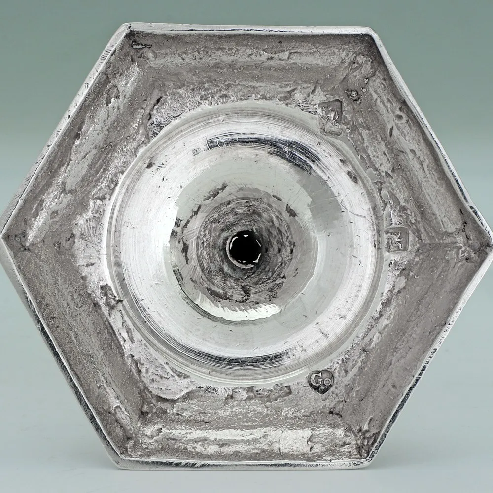 James Gould, A George I Antique English Silver Taperstick, c. 1722