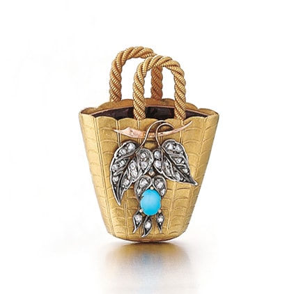 An Antique English Victorian Brooch / Locket, c. 1840