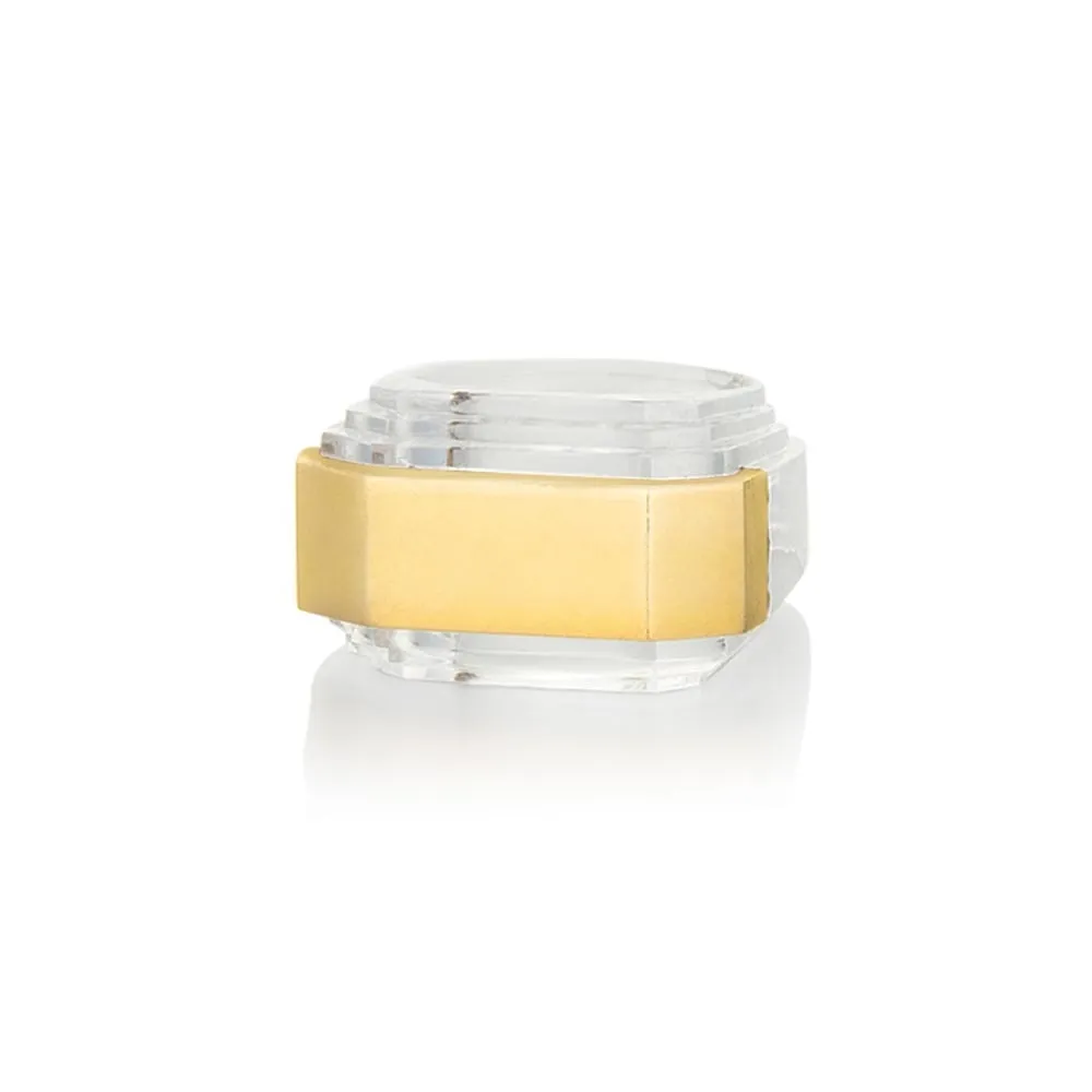 Suzanne Belperron, A French Art Dec Gold & Rock Crystal Ring, c. 1933