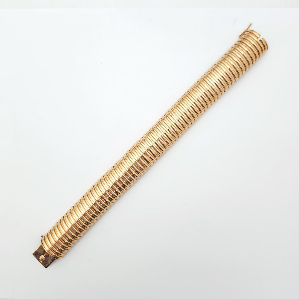 A Gold "Tubogas" Bracelet, c. 1945