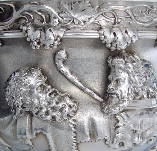 A Georgian Antique Old Sheffield Plate "Warwick Vase" Wine Cooler, c. 1815