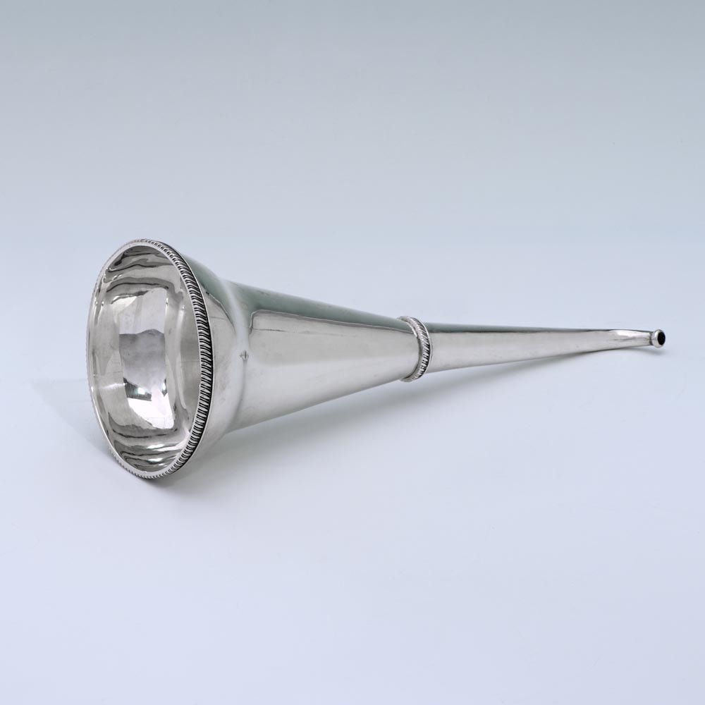 Phipps, Thomas & Robinson, Edward, A George III Antique English Silver Ear Trumpet, 1808