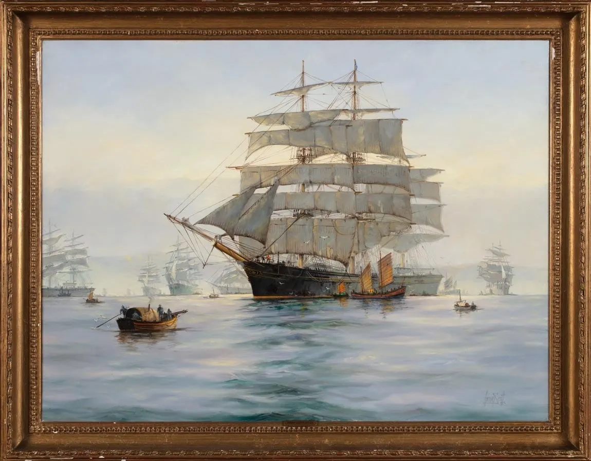 Henry Scott, Sails of Dawn, Foochow, Clipper Ship Ariel, c. 1960