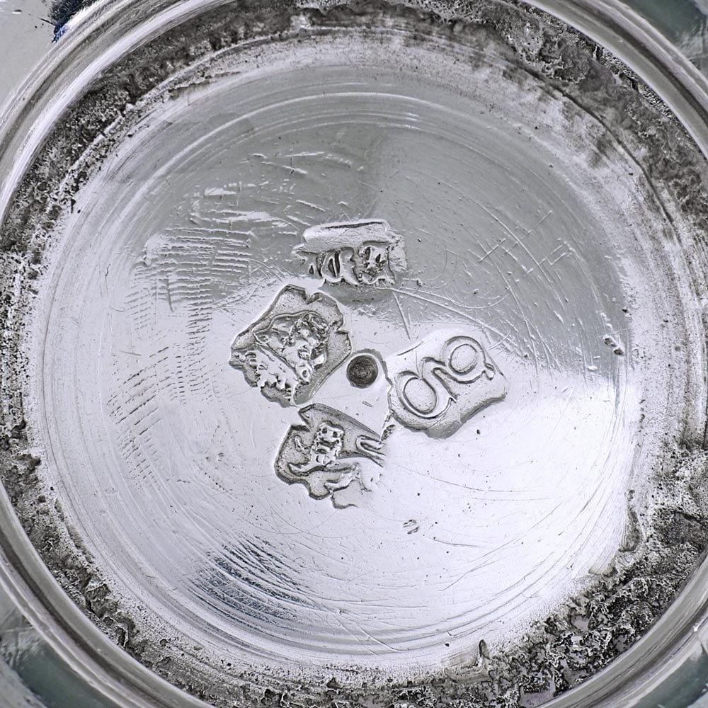 WT, A George II Antique English Silver Sugar Bowl and Cover, 1742