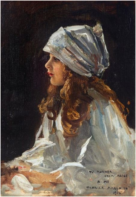 Sir John Lavery, Portrait of the Artist's Daughter, Alice, 1912