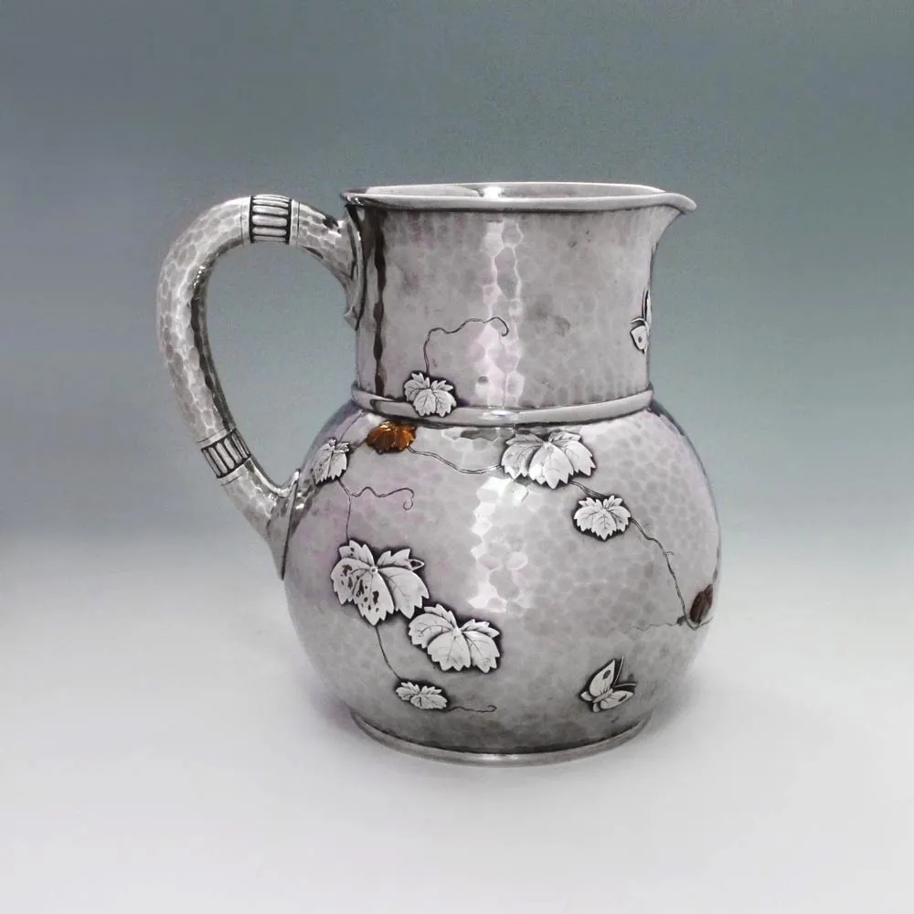 Tiffany & Co., An Antique American Mixed Metal Jug, c. 1878
