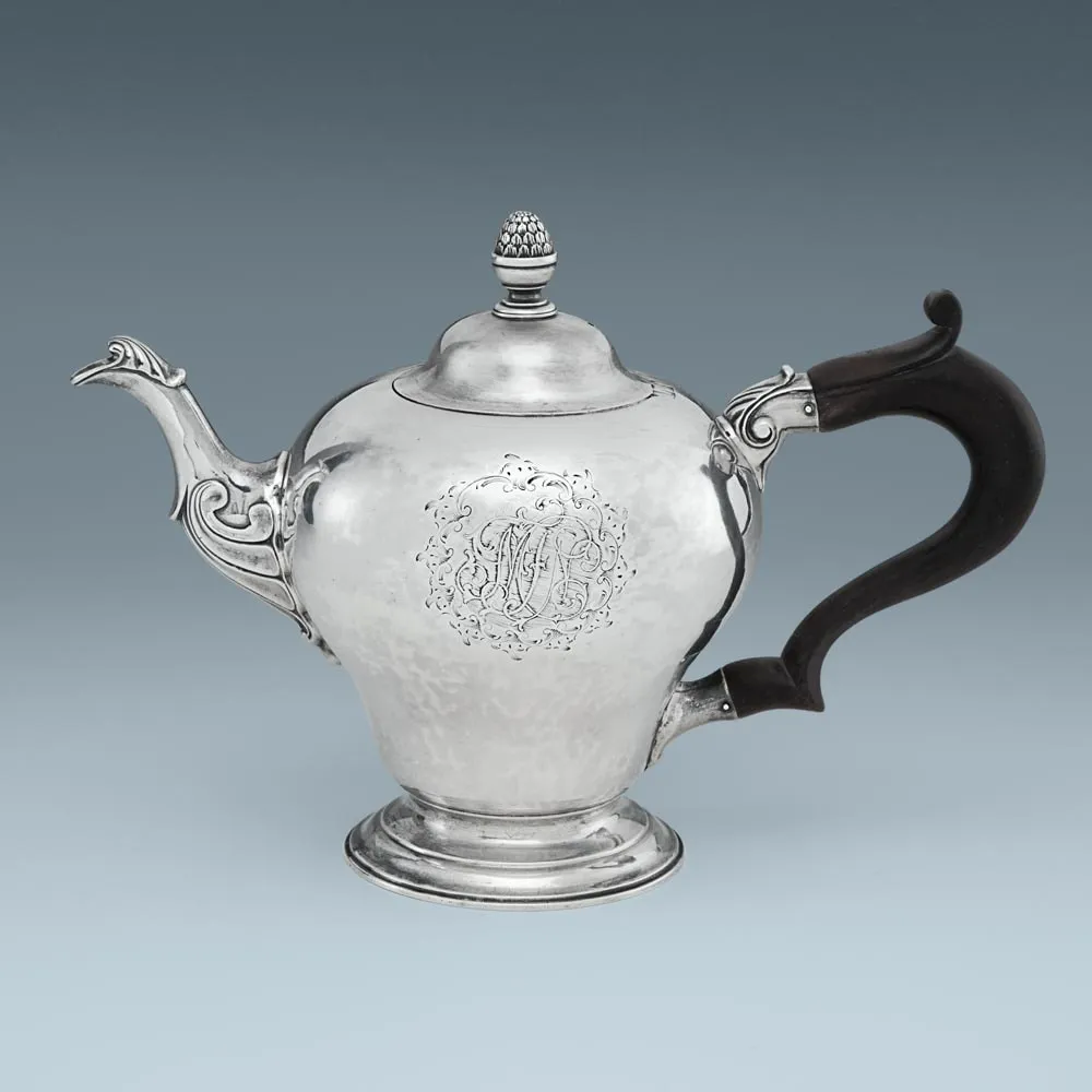 Daniel C. Fueter, An Early American Silver Teapot, c. 1762