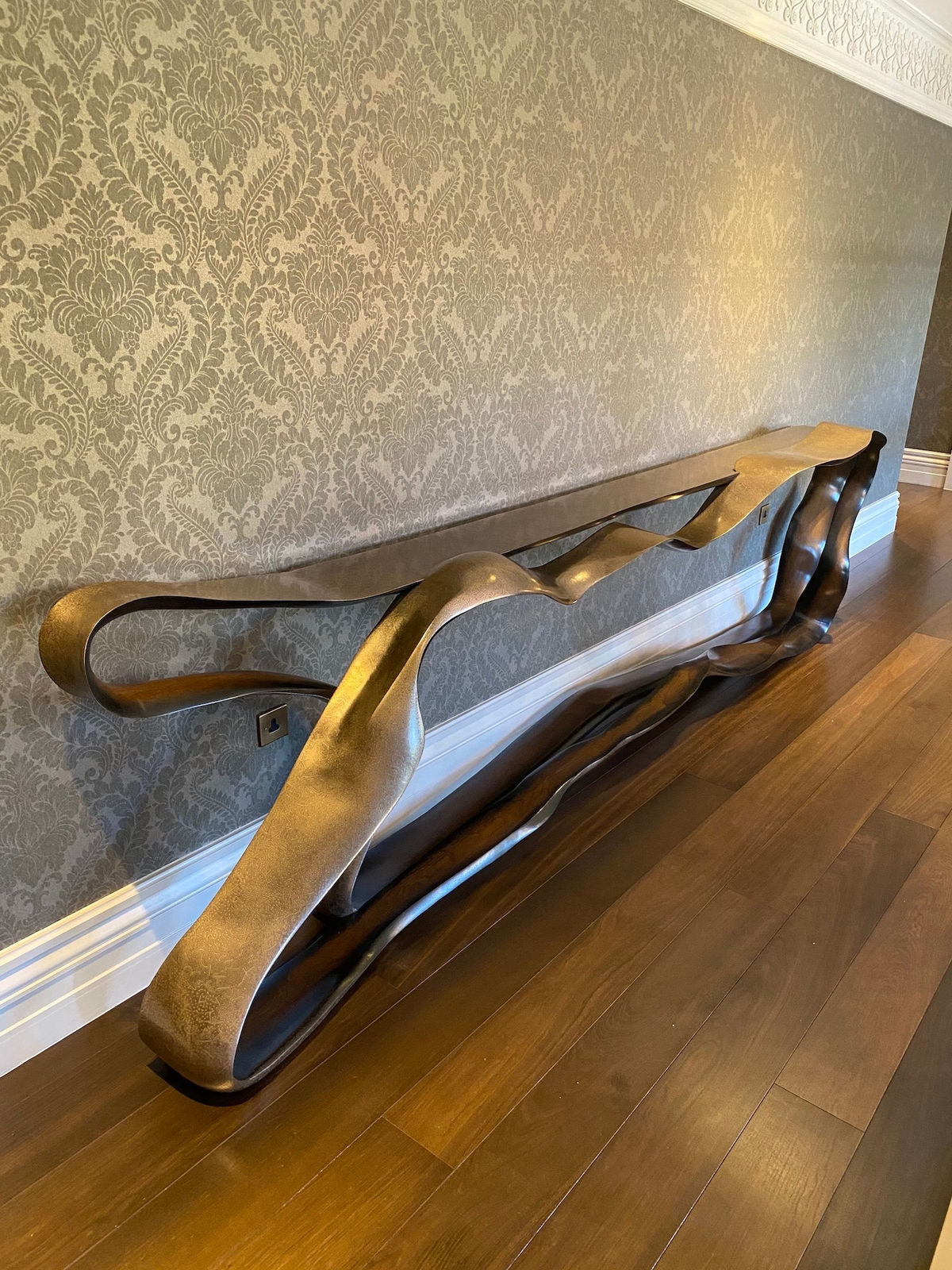 Marc Fish, Mokume-Gane Console Commission, 2019