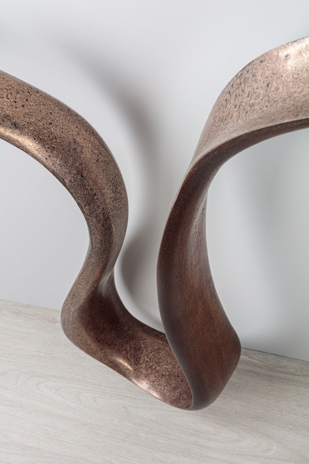 Marc Fish, Double Mokume-Gane Console, 2021