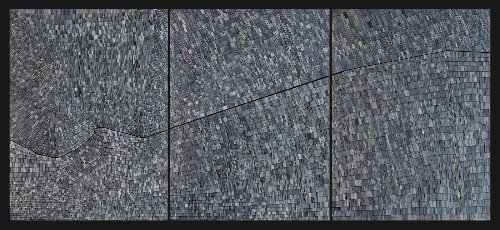 Wycliffe Stutchbury, Hundred Foot Drain 7 (triptych), 2019