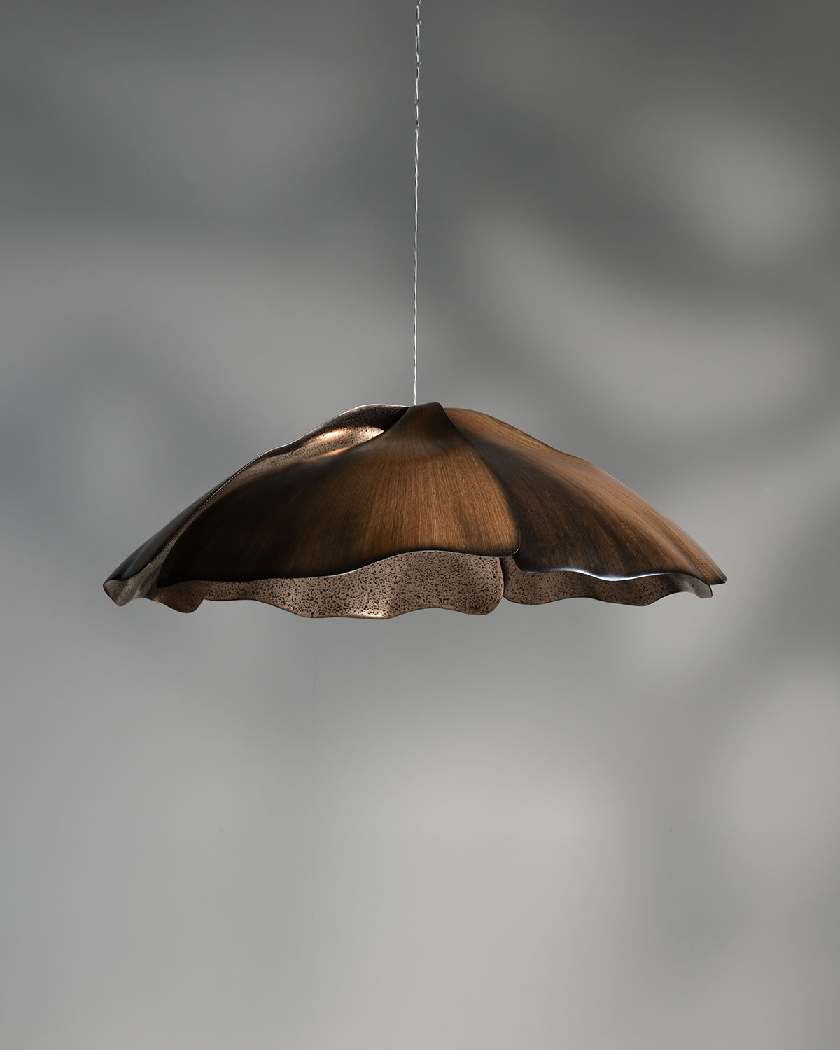 Marc Fish, Mokume Gane Leaf Pendant, 2026