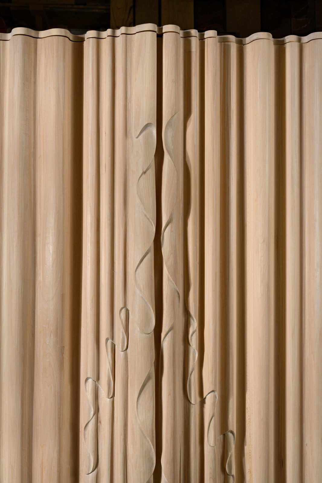 Christopher Kurtz, Linenfold Armoire, 2020