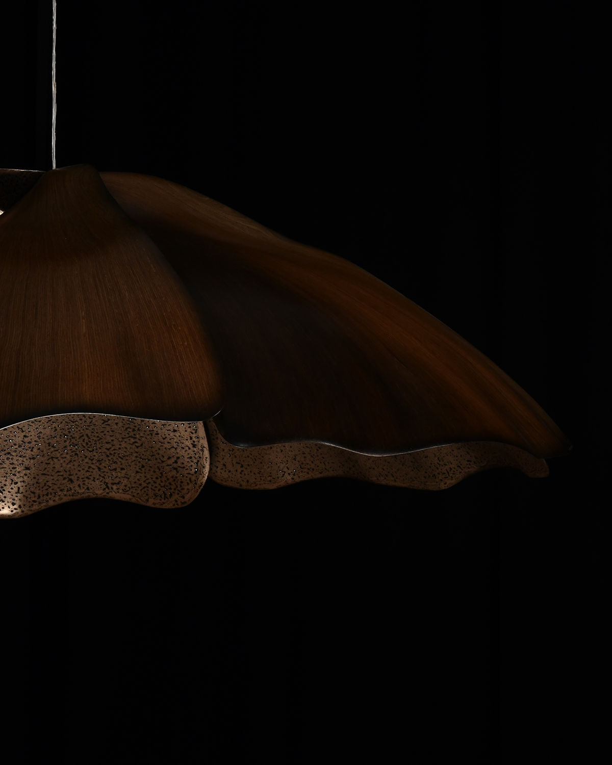 Marc Fish, Mokume Gane Leaf Pendant, 2026