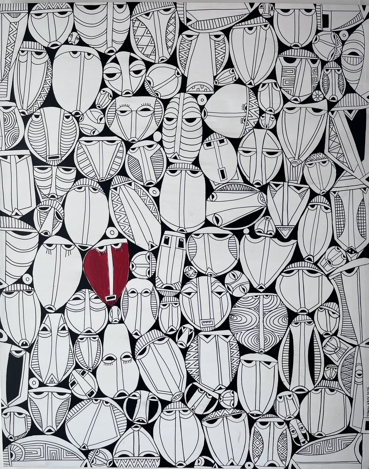 Djakou Kassi Nathalie, Standing by You 2 (Diptych), 2026