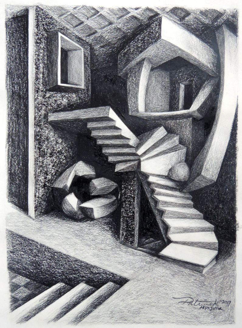 Patrick Akpojotor, Untold Space II, 2019